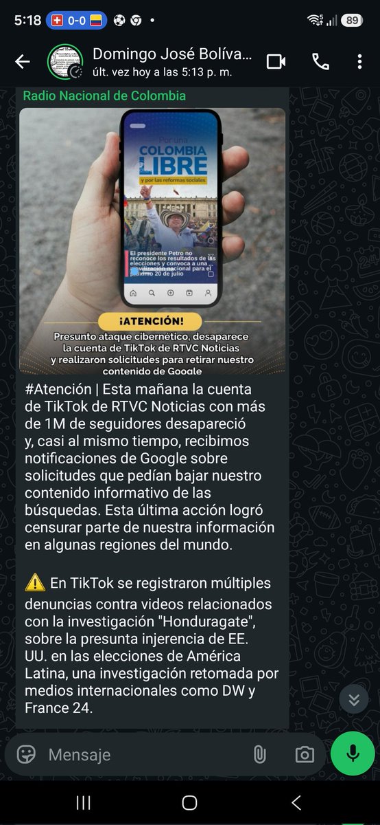 joaquinroblesza's tweet photo. Empezó la censura. https://t.co/64X2e7Ugpr