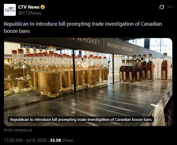 MrJoKeR604's tweet photo. - start a trade war
- attack Canada with tariffs
- say you dont need Canada for anything
- declare an emergency because you tariffed 🇨🇦 fertilizer
- declare an investigation because US liquor companies are tanking

You started this, end it anytime by removing your illegal tariffs https://t.co/awPvLotS1S