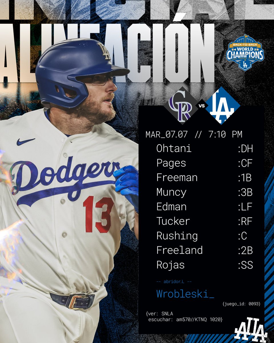 LosDodgers tweet picture