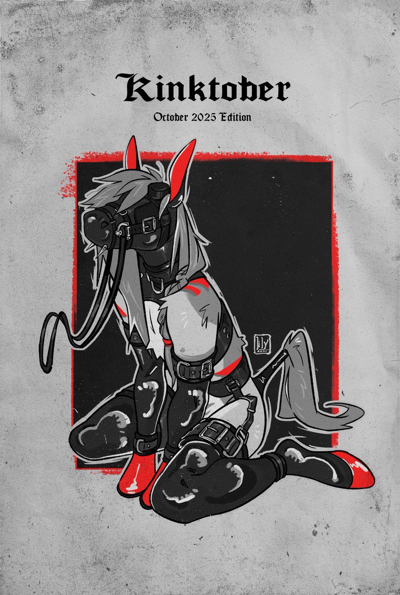 Purple_Furplace's tweet photo. Horsin around ~ https://t.co/J5AqC59aWF