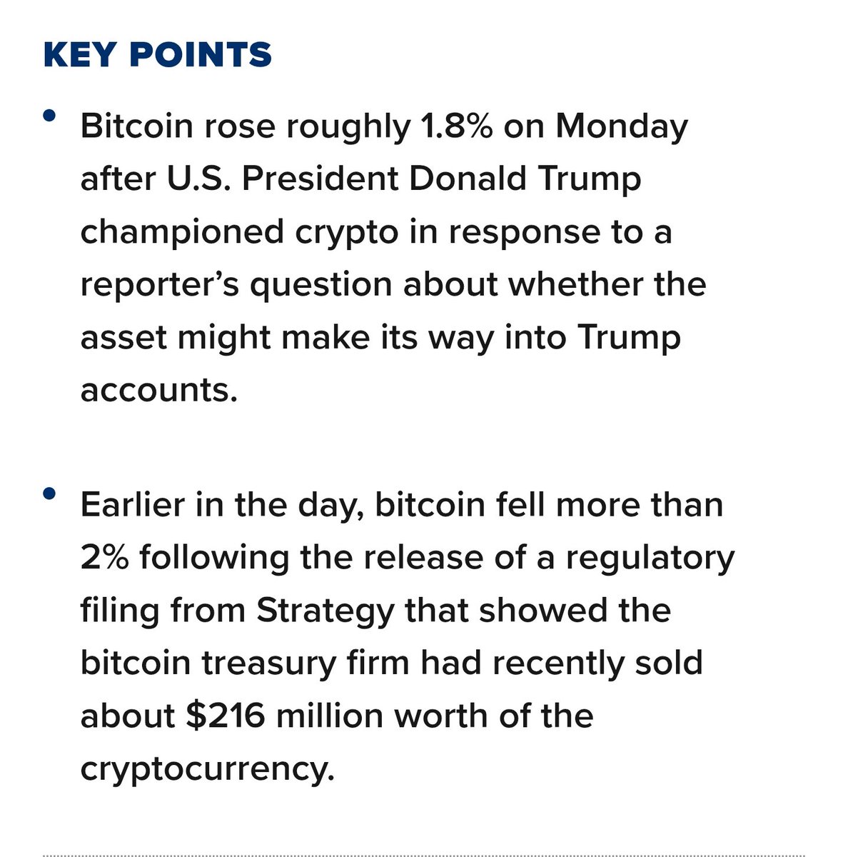 CryptoAwaz's tweet photo. "I am a big crypto guy"
~ Donald Trump https://t.co/CKWkR1yVDu