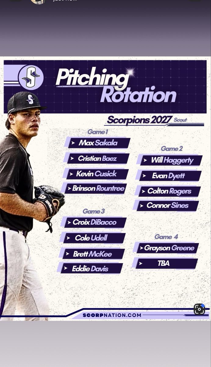 EvanDyett's tweet photo. I’ll be in relief the second game at gardendale high school @10:20am Sunday https://t.co/I8NSwt3zU3
