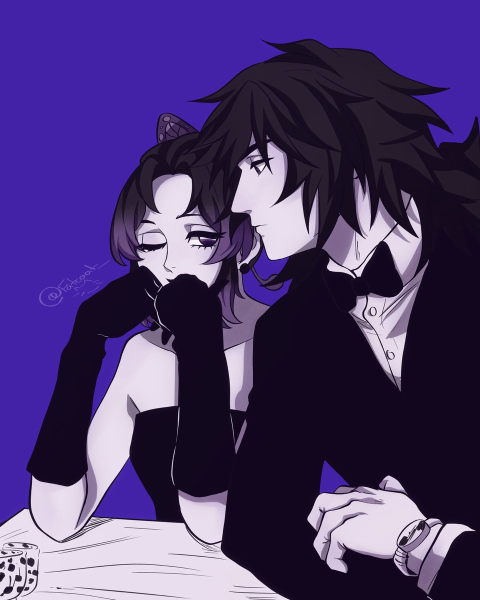 fatcaat_3's tweet photo. Giyuu and Shinobu as Emma and Aleksander from #veil. Credits to Kotteri! #shinobu #giyuu #art #kny #fyp https://t.co/VfRON7Ikfr