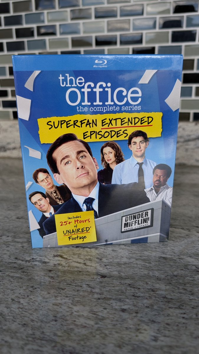 TwinFlicks's tweet photo. In from @UniversalPics THE OFFICE Complete series with extended unaired footage! bluray set. Available July 14th. https://t.co/Q5nxgV44CE