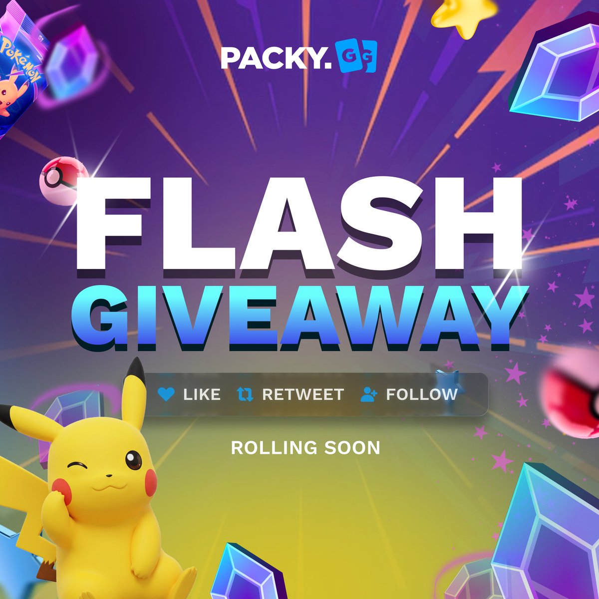 packydotgg's tweet photo. 🚨$50 FLASH GIVEAWAY🚨

How to enter:
✅Follow @packydotgg
✅Like &amp; Retweet
✅Tag one friend

Giveaway ends in 36h, goodluck🍀 https://t.co/2L915SV8wa
