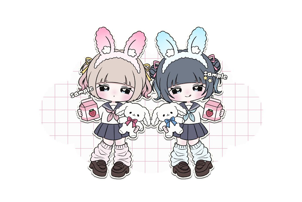 su__k_e's tweet photo. 今月後半に出す量産ちょッかわいよ ͈•̀ ̫ •͈́ ✦
単体も◎だし､私とペア希望してくれる子居れば1人分+ペア加工の料金で受付する予定だよーん https://t.co/DwNhDdS88W