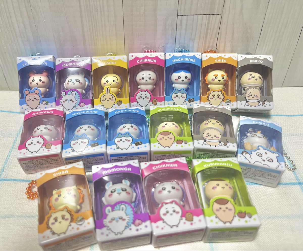 napinapi_26's tweet photo. ちいかわチョコボックスコンプできた♩(｡•⩊•ಣ https://t.co/T1gpbrljyy