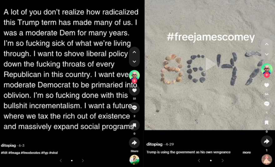 libsoftiktok's tweet photo. It gets WORSE

Glenn DiTomaso, the MA teacher who posted "8647" on his Facebook, also posted "FreeJamesComey" on his TikTok page,

He then said he wants to "shove liberal policy down the f*cking throats of every Republican in this country."

This person is responsible for your children's education.