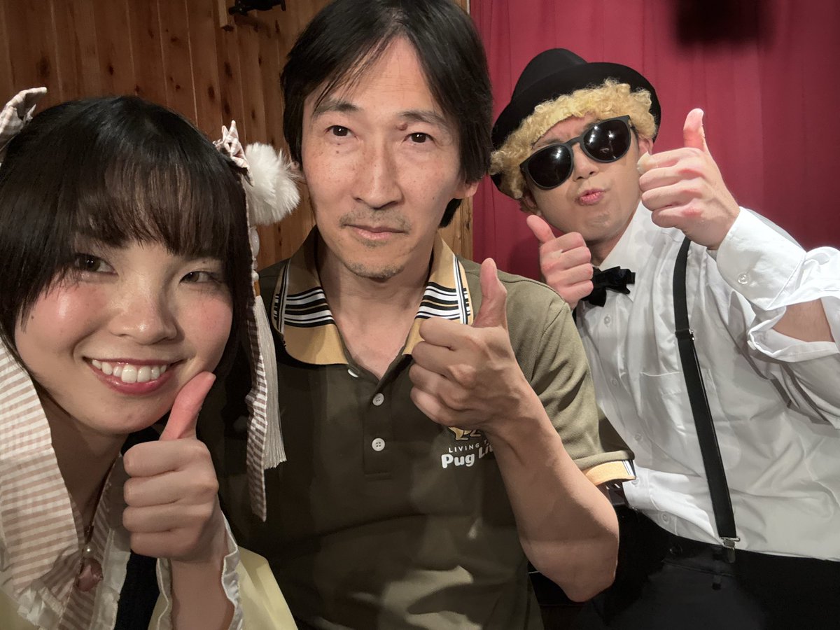 tanmi777's tweet photo. 昨日は年末にライブ観に行くと公言してから、やっと果たせたぽりぷろぴれんの方達とパシャリ📷
2人の夫婦漫才風の掛け合いがおもろかった🤣 https://t.co/lICH2gVeVg