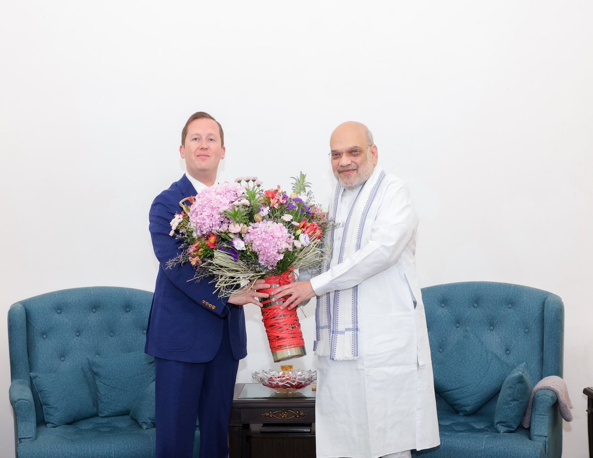 BarbaraMcCB's tweet photo. Met U.S. Ambassador to India, Mr. Sergio Gor, in New Delhi today. We discussed strengthening India–U.S. security cooperation, with a focus on counterterrorism and counternarcotics. Under PM @narendramodi Ji's leadership, India remains committed to advancing our Comprehensive Global Strategic Partnership.