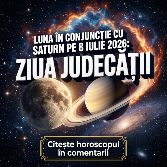 Uraniaorg's tweet photo. Luna în conjuncție cu Saturn pe 8 iulie 2026. Ce simte fiecare zodie azi: https://t.co/eMdk6d4bAE https://t.co/gLMmDLpb5M