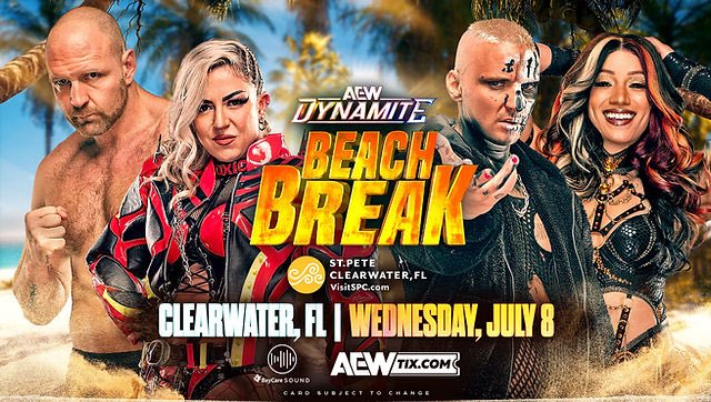 TheChicoAdams's tweet photo. Get your tickets NOW for #AEWDynamite: tomorrow night in Clearwater!
.
🎟️ https://t.co/fvuwqtCzw5 https://t.co/NOFWJQARO6