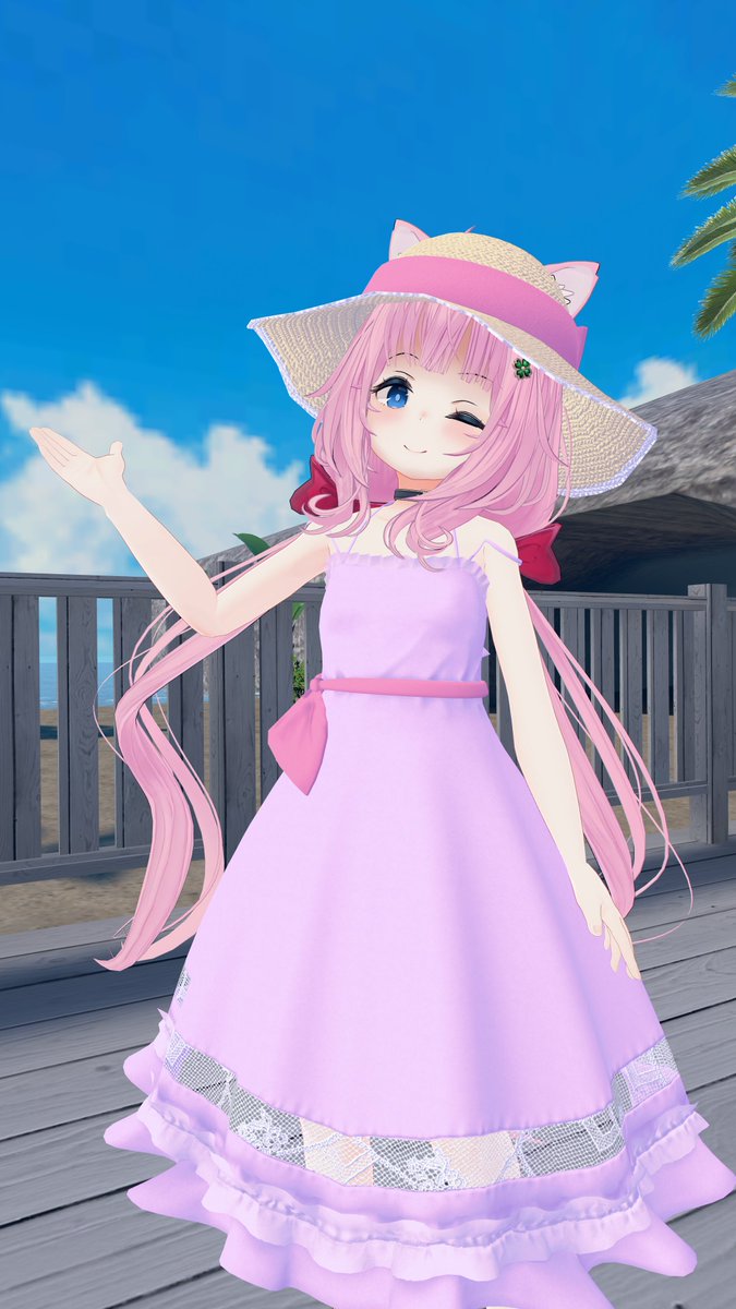 Ririel_VRC's tweet photo. おはようございます
衣装:サマードレス (#Neigerium) https://t.co/fjkzjfEGYJ