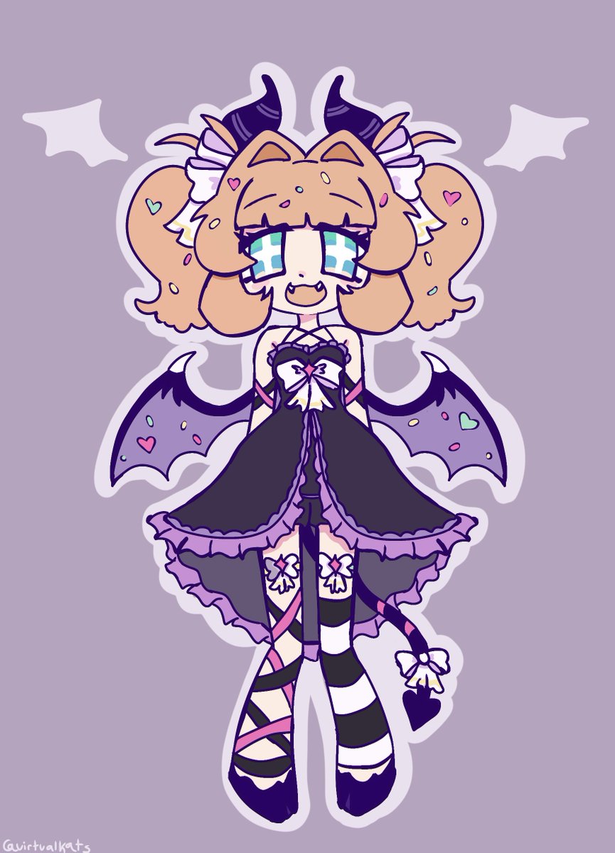 virtualkats's tweet photo. drew stat as yunyun in the style from yunyun syndrome since Iโve been playing it recently. #statfanart #STAT #statregretevator #regretevator #regretevatorfanart #yunyunsyndrome #yunyunsyndromerhythmpsychosis https://t.co/V7DjlBXSVu