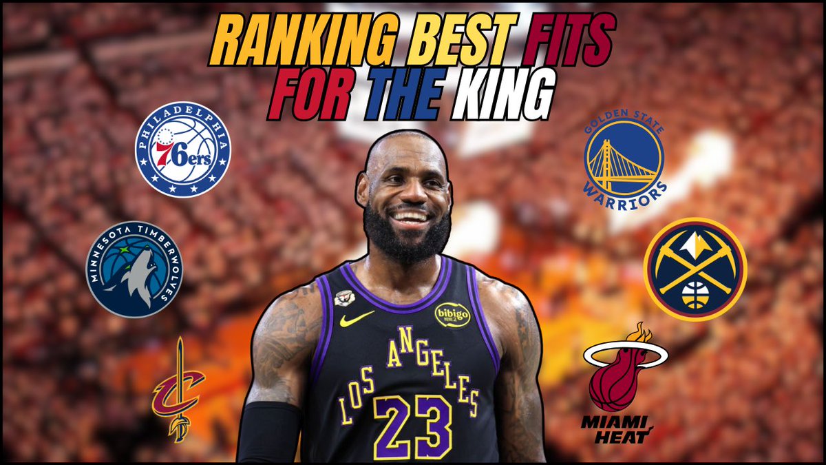 BarrelPod's tweet photo. The countdown has officially begun... ⏳👑
LeBron James won't play forever, so where should the greatest player of this generation write the final chapter of his career?

https://t.co/bp8OhxQJ9n https://t.co/KvVBMF2DfG