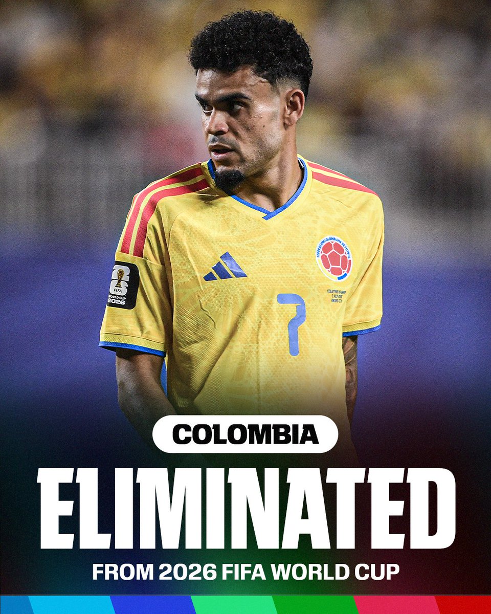ESPNFC's tweet photo. Colombia fall to Switzerland on penalties and are out of the World Cup ❌🇨🇴 https://t.co/07PIu55nBn