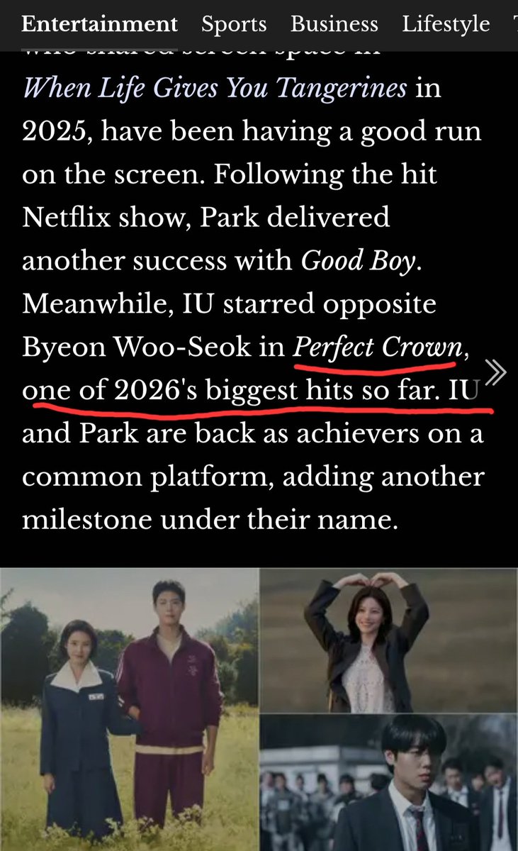 LizAlberio's tweet photo. Facts only!!

Perfect Crown is one of 2026's biggest hits so far. https://t.co/EGa640VwIt