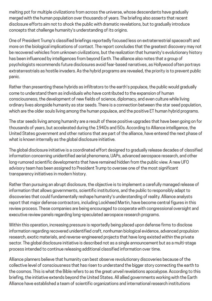 IAM77NEO's tweet photo. 🚨White Hat Alliance Intelligence Report: July 7, 2026
GLOBAL DISCLOSURE INITIATIVE - [Pages 1-4] [5 second post] #WhiteHat #IntelligenceReport #GFL #EarthAlliance #Military #Disclosure #SuperSoldier #SSP https://t.co/O2KeY4zJ8s