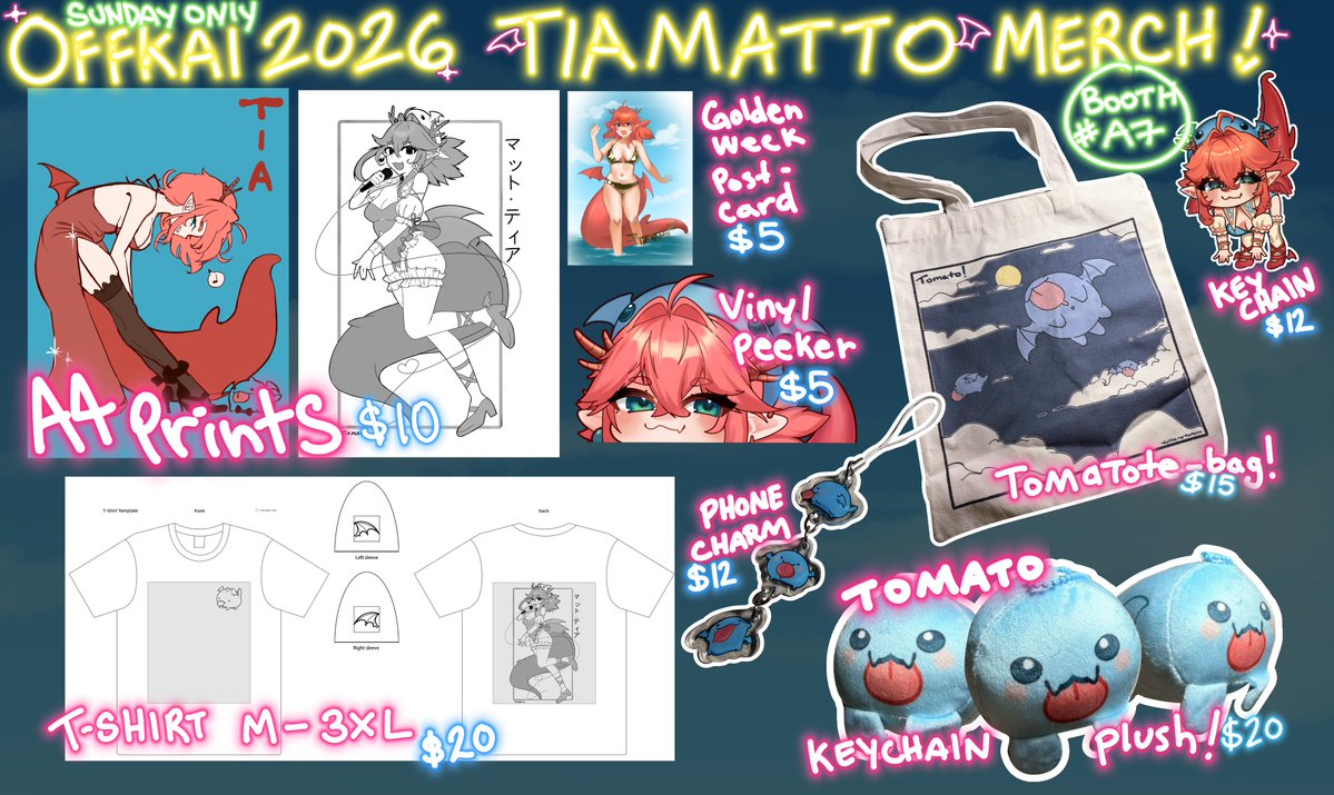 MattoTia's tweet photo. ✨🔔OFFKAI SUNDAY TABLE (A7) 🔔✨
This is my first time tabling and its just for the last day so my stock is a little limited but I hope you can come say hi and get yourself a goodie!! 
I might add more to the catalogue which ill post below if I do! The freebies will be handmade buttons, and when I finish more paintings I'll post them below as well!!