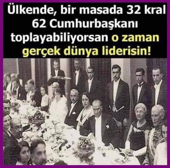 FBYT74's tweet photo. @sokakkedisitv Ona bakarsan Atatürk  32 kıral 62 cumhurbaşkanını ayağına getirtmiş ağırlamıştı hey yavrum heyy🤗🤗 https://t.co/NbO9agJ4zJ