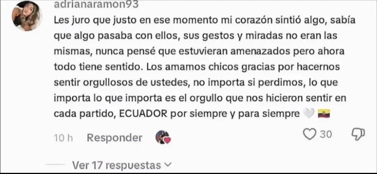 Jeanettf4's tweet photo. @tatianotzin La joya de comentarios de los Ecu-Ardidos jajajajaja https://t.co/VLZ8MIpis2