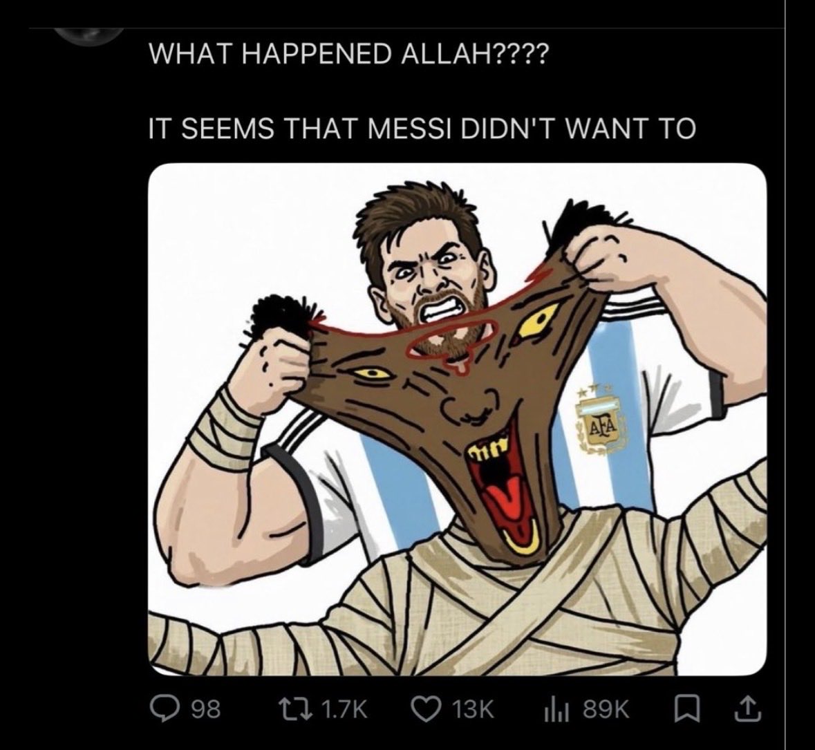 DavidOrnsteine's tweet photo. @sky_prince62136 @CrewsMat10 You’re from Nigeria. How did their World Cup journey went? The Argentina you support would call your racist slurs https://t.co/NuDlYg3YwL