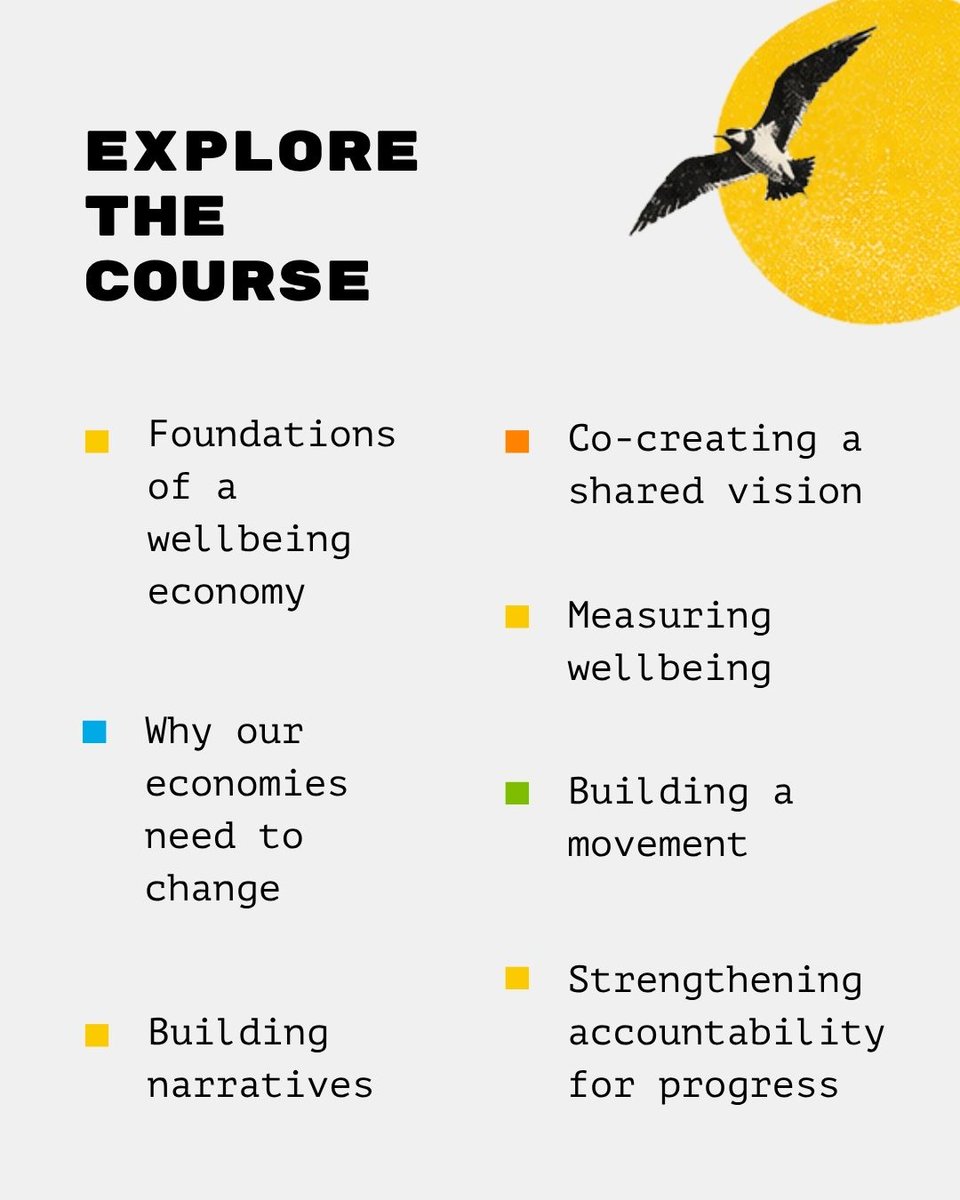 DoughnutEcon's tweet photo. 🧳🌎 Want to tour the world to see how communities, orgs &amp; governments are putting wellbeing economy principles into practice?

This free online course is for you!

Co-developed with WEAll, ZOE Institute, in partnership with @c40cities &amp; P4NE.

Learn more: https://t.co/M6xW6Kam7z https://t.co/L8MXhkf3wH