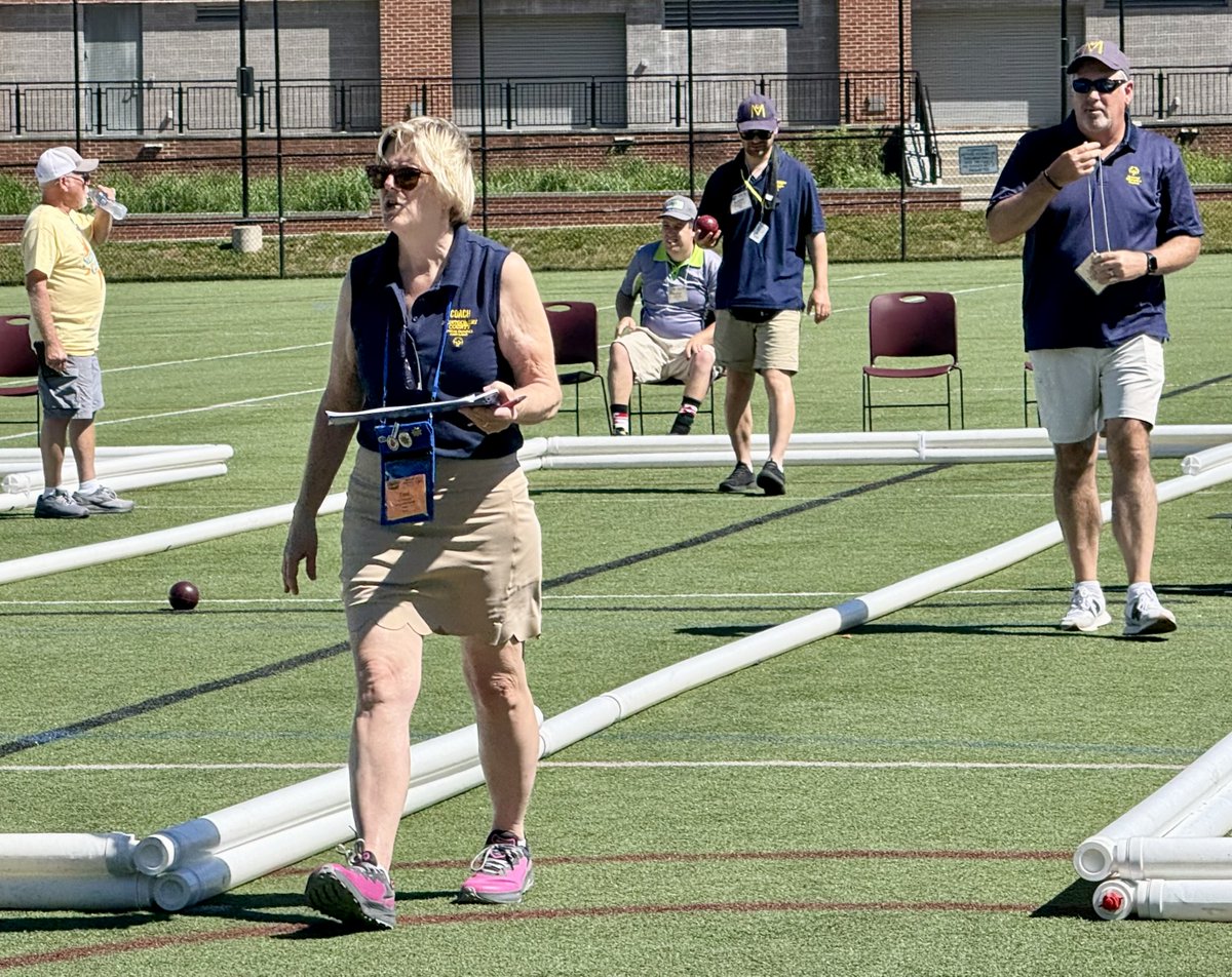 Inclusion_SOMD's tweet photo. Nicolas Jennings-Corrales is the face of the Mobile @PlungeMD Unit's #PlungeMD Patrol, featuring a photo of him skiing! He also shared photos and videos from competing in bocce at the 2026 @SpOlympicsMD Summer Games. #InclusionAmbassadors https://t.co/k8iQoVCrck