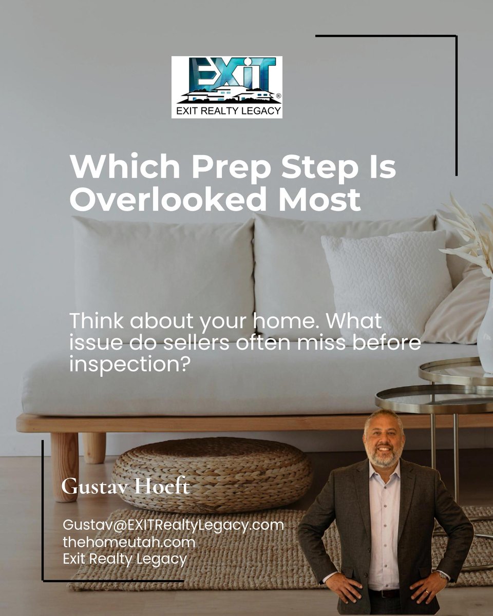 hoef47056's tweet photo. Roof, HVAC, radon, and settling issues in Utah County stand out during inspections, addressing them upfront builds real leverage for sellers. 🏡

Which prep step feels most overlooked to you? https://t.co/0wefsgxExD
