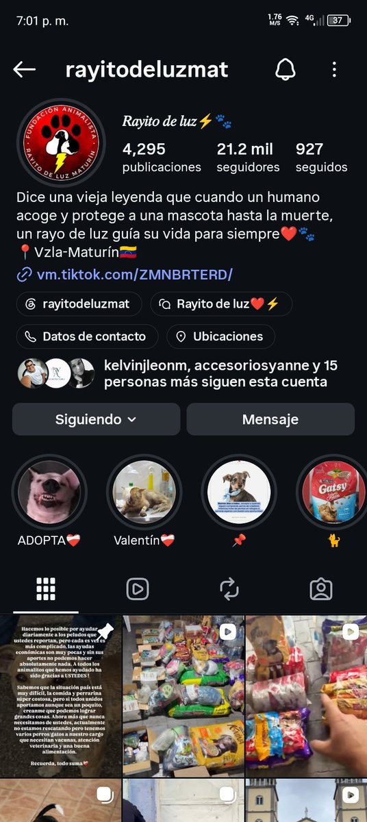Andres_en_X's tweet photo. Rayito de luz es una organización que ayuda a los animales abandonados, indefensos y que no tienen como, aman a los animales y hacen una labor titánica, si quieren donar aquí su Instagram:https://t.co/OHsFhxTGRU https://t.co/8tI0O1NGNs