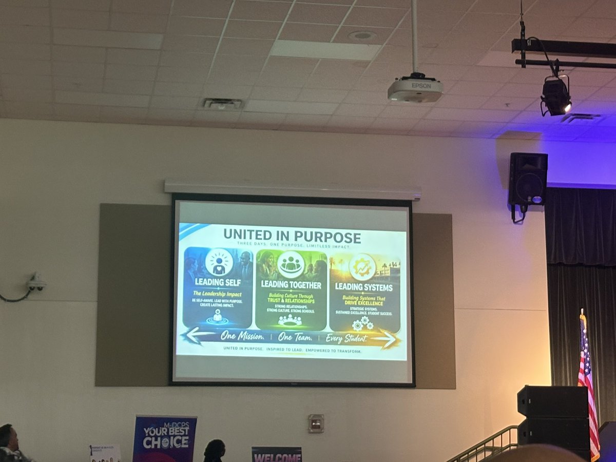 MDCPSOperations's tweet photo. The journey begins! Today we launch #Synergy2026, @MDCPS’ summer professional development conference for school principals. Over the next three days, we’ll unite in purpose.  Here’s to a year of excellence, collaboration, and student success! #YourBestChoiceMDCPS https://t.co/xIV2UUjHUu