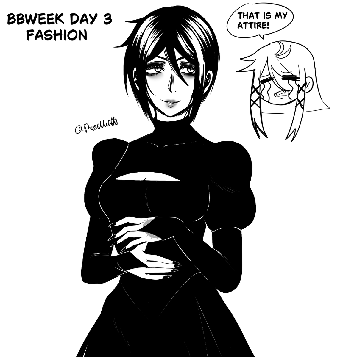 Rosellia00's tweet photo. #blackbutlerweek Day 3 Fashion
This one was hard ngl after 3 attempts I just stole Sinnys outfit https://t.co/17DMnrPUOi