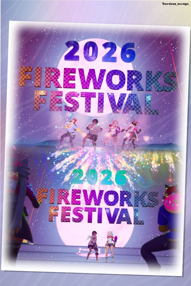micho_s3's tweet photo. 都合が合わず花火大会に来れなかったフレンドさんと🎆
急遽集まれたお馴染みメンバーで🥰
✩⁖⁎⋆⁚∗⁚⁛
夏のスクショスポットをより楽しみたい方は、ぜひ引用元マップへ🤗
(※特設ステージは花火大会会場のみ)
360°カメラ切替🆗
正面からの撮影がいつでもできます📸
#micho🍎 https://t.co/vhmjTXNfcT