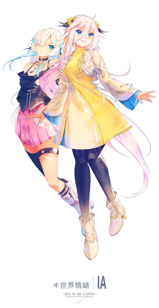 SongjiangCC's tweet photo. IA -ヰ世界情緒-✨

（今回はARIAエリアンが地球人の服に着替えてくる番だ！🖌️お互いの着回しの効果を添付します！🌟）

#ヰ世界情緒美術部 #ヰ世界情緒 #IA #イア #VOCALOID  #イラスト #illustration https://t.co/juAMMBMBHd