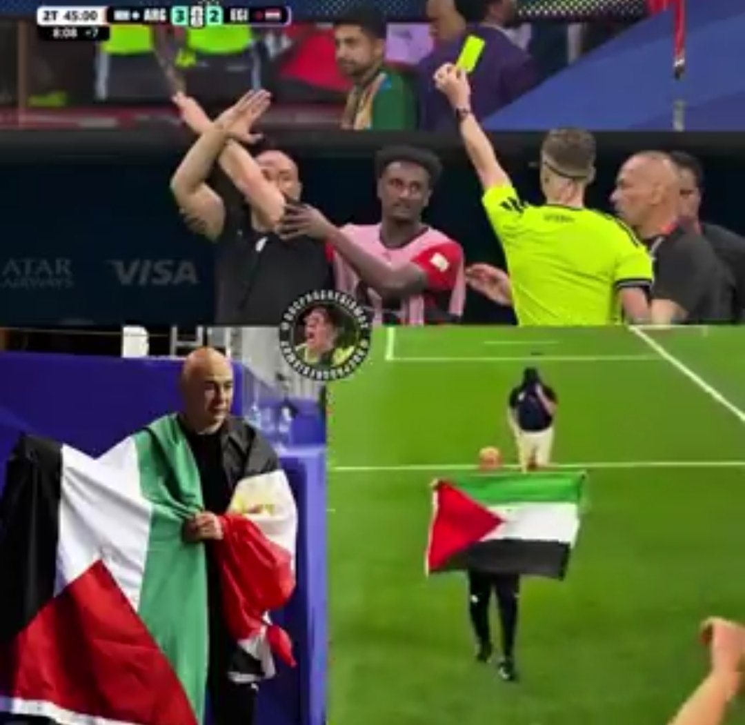 peppipets's tweet photo. Seja o técnico do Egito:

>Levante bandeira da Palestina em 2 ocasiões
>Nao seja punido por isso pela Fifa

>Esteja ganhando de 2x0
>Leve uma virada em 13min
>Acuse o ÁRBITRO de racismo
>Pode levar gancho pesado da FIFA

Absolute vexame https://t.co/oziIMdnZkX