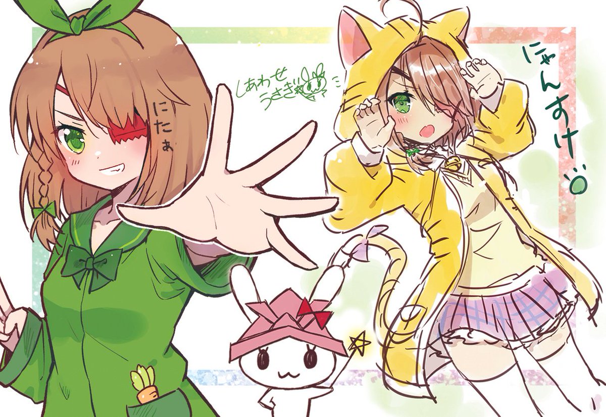 siawaseusagi3i's tweet photo. にゃんすけ清書したらカワイイと思う🐈 https://t.co/0UKFzuf3Sx