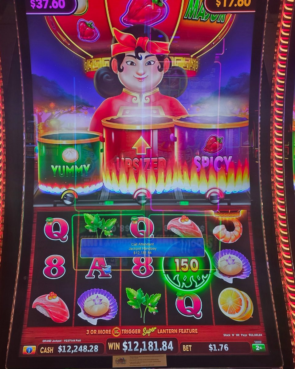 Mville_BC's tweet photo. Recipe for a great day:
✨ A pinch of luck.
🌶️ A spicy bonus.
💰 $12,181.84.
Congratulations to our latest jackpot winner!
Gambling Problem? Call 1.800.522.4700.
#margaritavilleresort #casino #bossiercity #jackpot https://t.co/HwzwI4TV2s