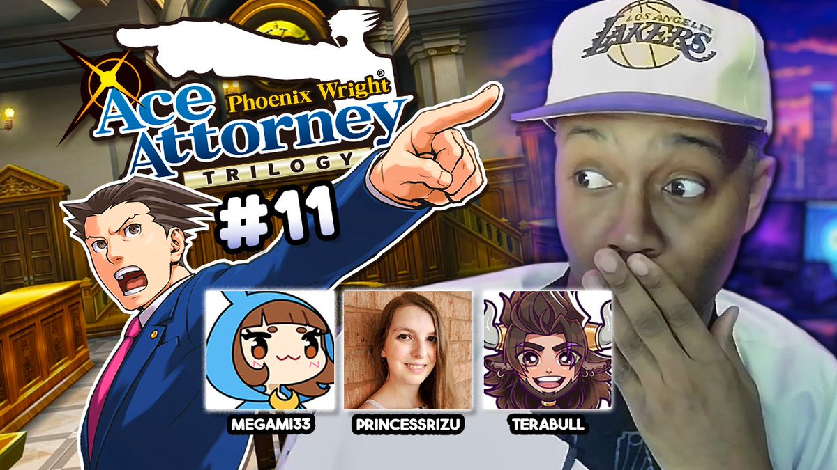 JamBudsVO's tweet photo. Voice Actors Play Phoenix Wright NOW on Twitch! https://t.co/AldlqLOjXt https://t.co/4MawRvX3Gq