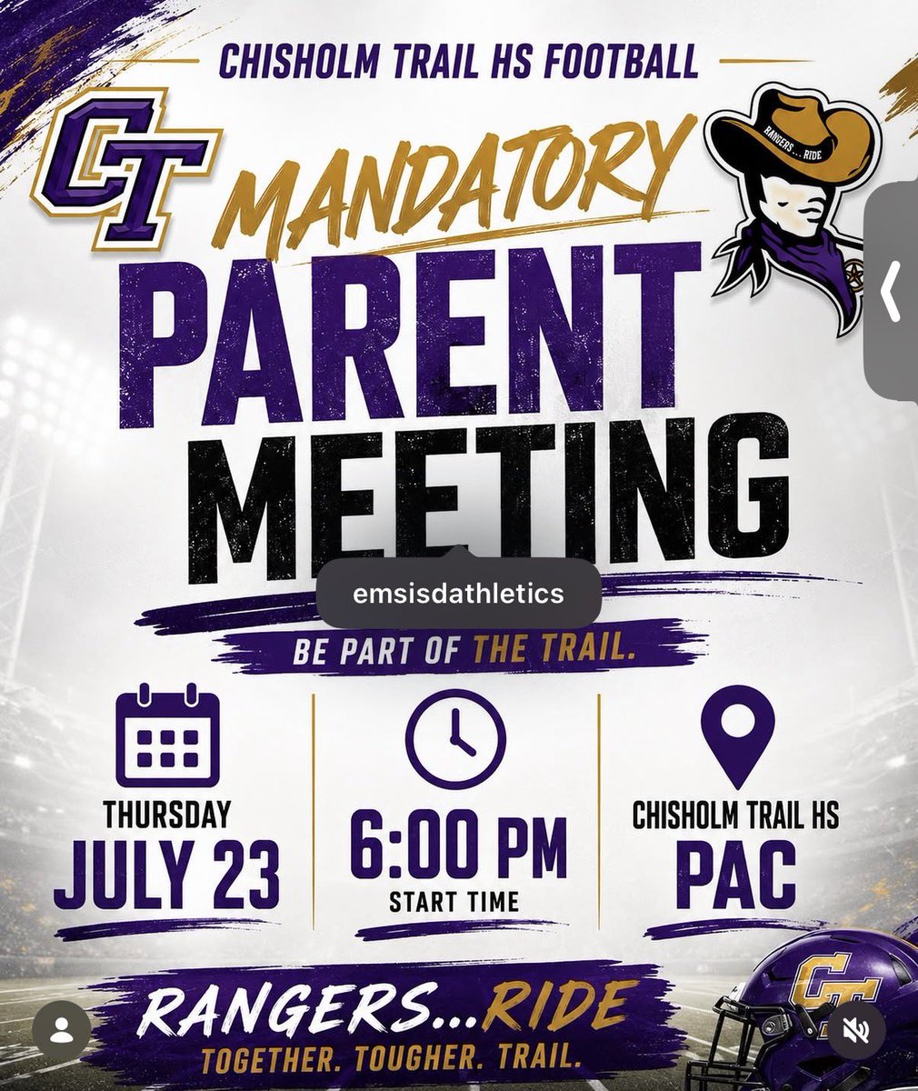 Chisholm Trail HS Rangers Football tweet media
