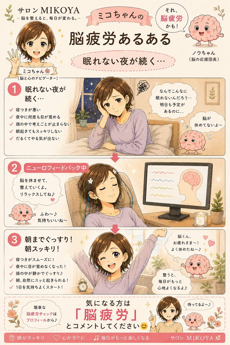 salondeRay's tweet photo. 脳疲労あるある！ https://t.co/SGFbsuWPN4