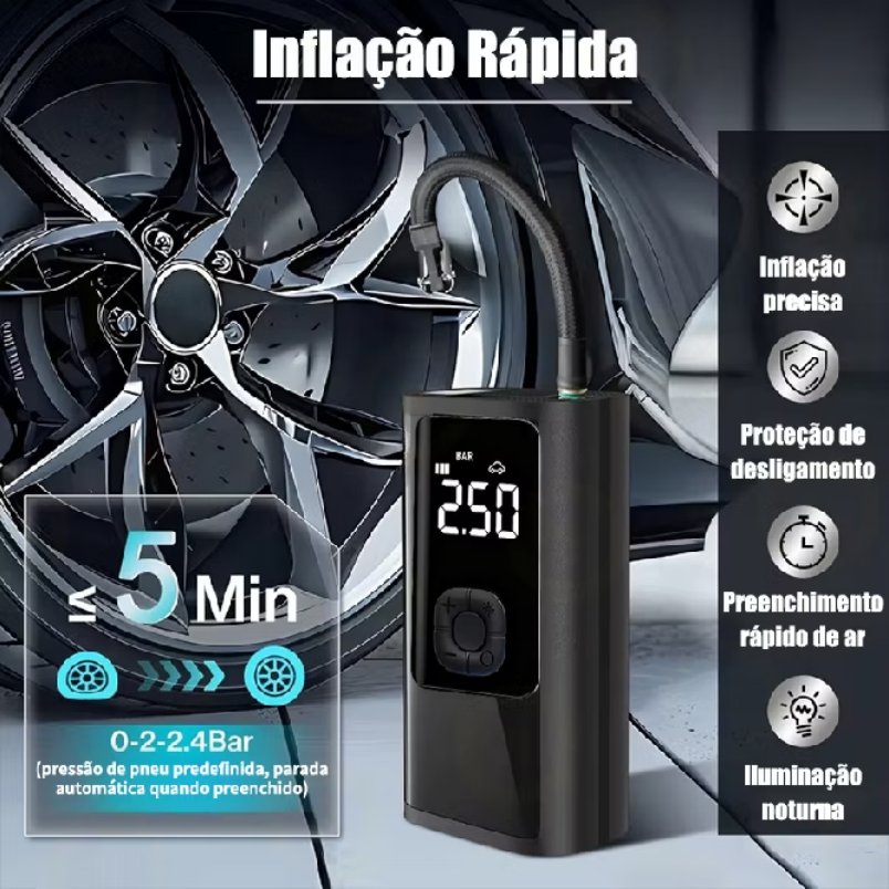 RadarPromoBR_'s tweet photo. Bomba de Ar Digital Portátil Compressor Inflator Multi-função Calibrador de Carro Recarregável M6 por R$78,99. Compre na Shopee agora! https://t.co/ES2Ri1PbCA https://t.co/H6sCJUlt0Q