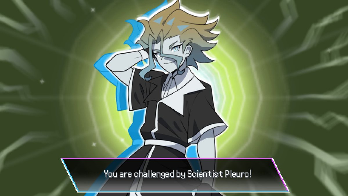 sunfestaI's tweet photo. i love that among the many characters in pokemon nova's cast, they just decided to make one of them a living dr stone reference. they even made his text chat icon the medusa. 
love u pleuro. https://t.co/N68rxQZvkm