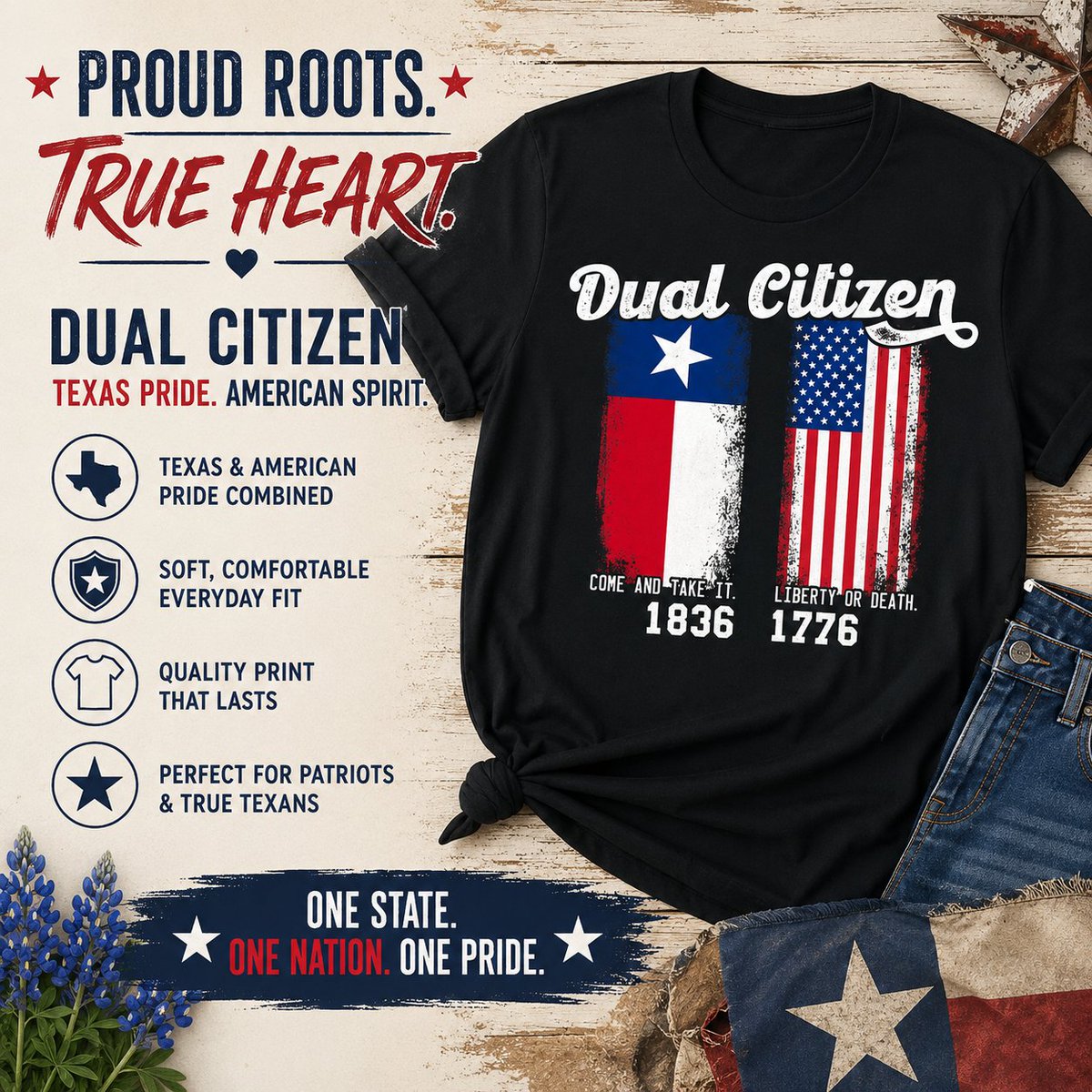 TXHappens's tweet photo. For the proud Texan with Lone Star spirit and American pride, this one says it loud:
https://t.co/5WDtrTD50S
Perfect for backyard BBQs, road trips, holidays, or anytime you want to show folks you’re Texas through and through, y’all! 🤠🇺🇸⭐
#TexasPride #TrueTexan #LoneStarState #ProudTexan #TexasLife #PatrioticStyle #TexasForever #SouthernPride #TexasGift #MadeForTexans #AD