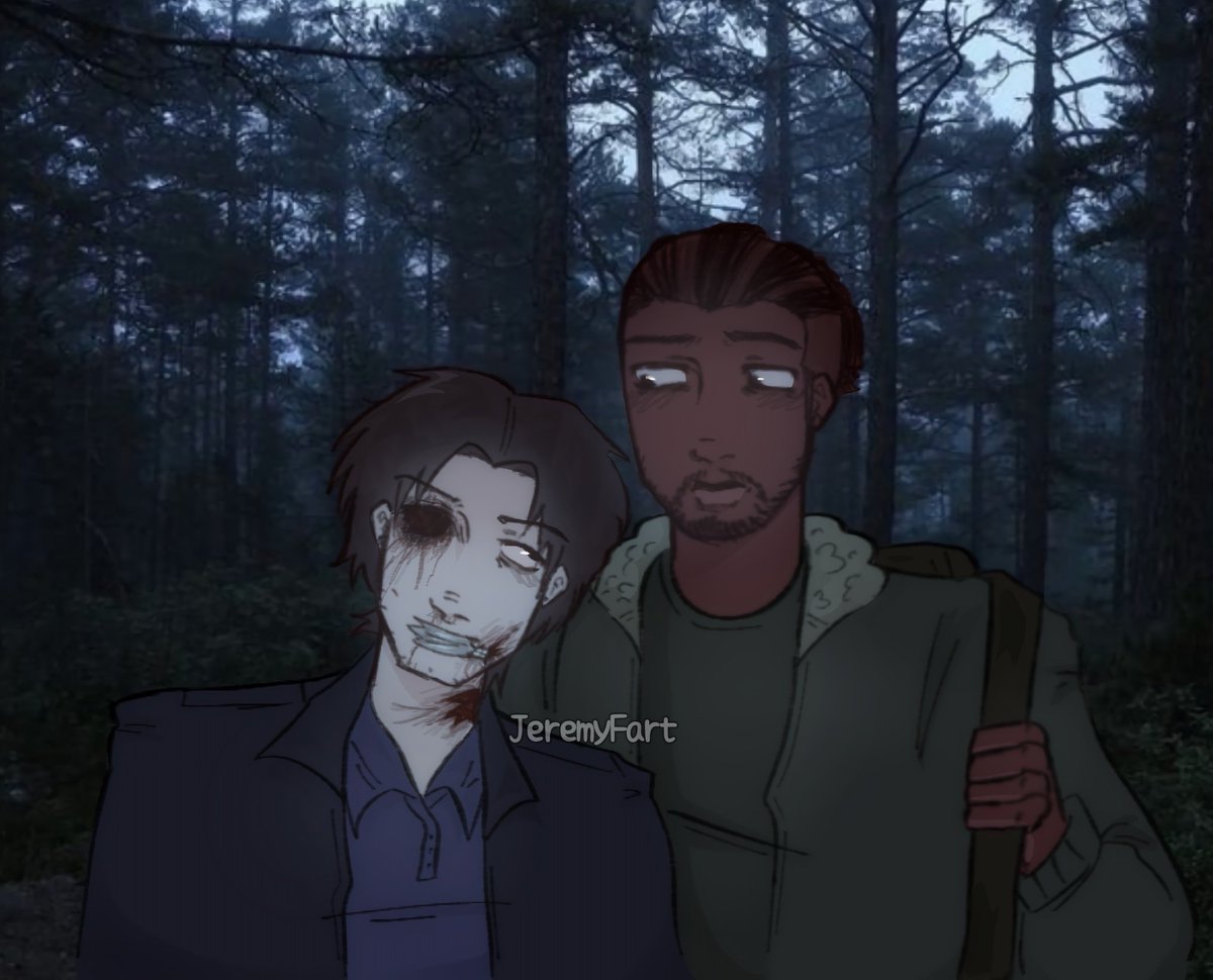 blueyfeathers0's tweet photo. Hi, zombie michael x human jeremiah. Finally got the motivation to draw,so.. Thats a good thing i guessss.... Btw sorry for nut posting art,hope you guys r satisfied w this thou🥺 #jeremichael #jeremike #fnaf2movie #michaelafton fart https://t.co/i7NYZnGH4r
