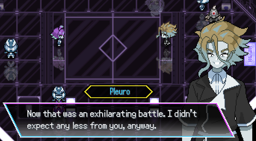 sunfestaI's tweet photo. i love that among the many characters in pokemon nova's cast, they just decided to make one of them a living dr stone reference. they even made his text chat icon the medusa. 
love u pleuro. https://t.co/N68rxQZvkm