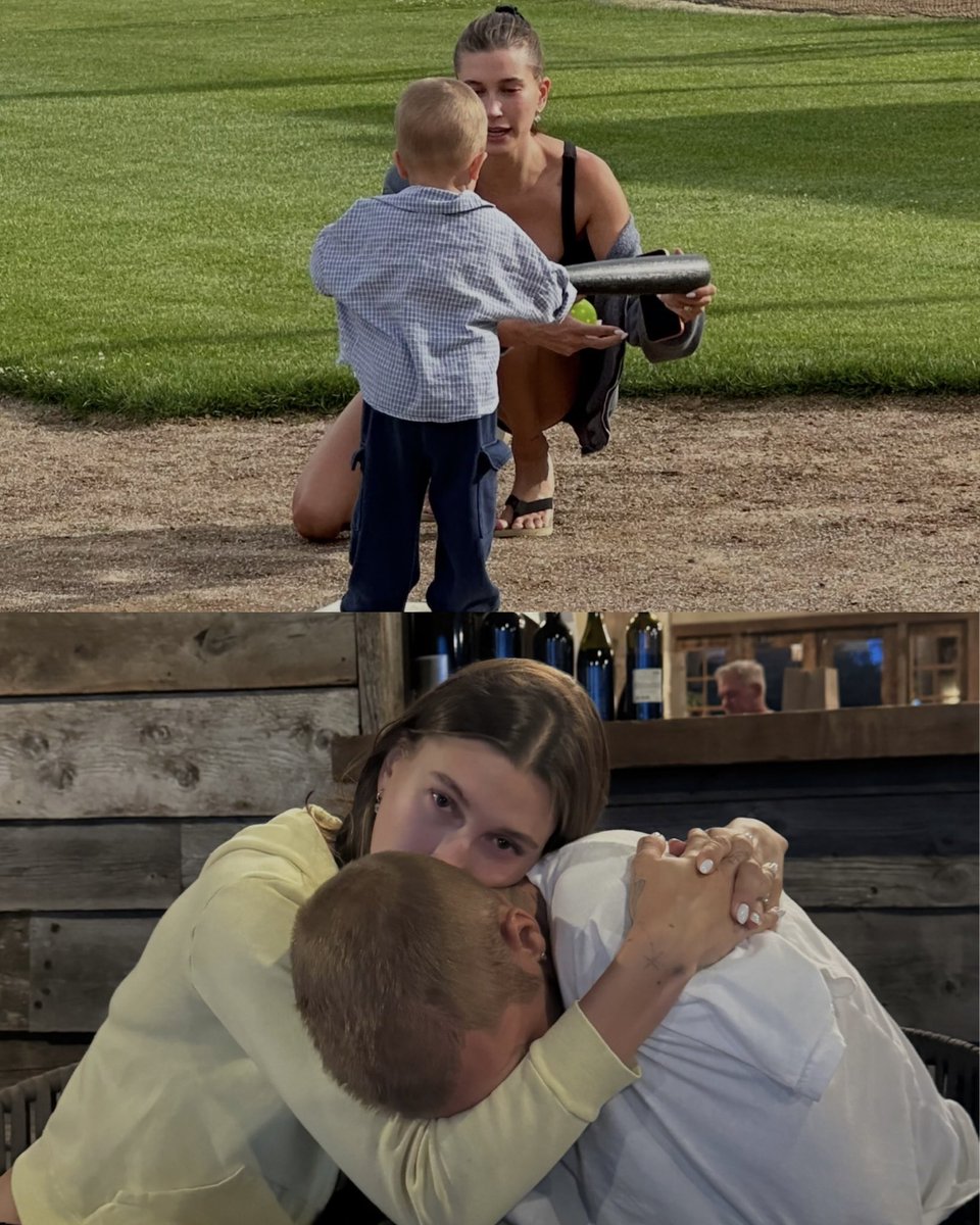 bieberyzy's tweet photo. hailey basically has justin in both mini and maxi versions https://t.co/WHQXeOuHHj