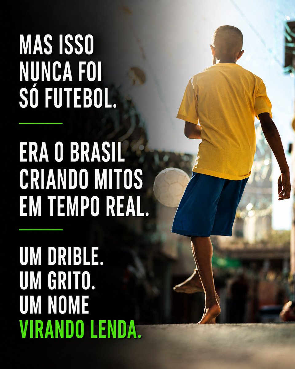 MeuHeroi's tweet photo. Mas quando o assunto é super-herói, muita gente ainda olha primeiro para fora.

Como se a nossa imaginação precisasse pedir licença.
Como se nossos cenários fossem pequenos demais.
Como se o Brasil não tivesse mitologia própria. https://t.co/N6C8DJcWql