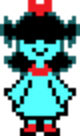 exnihilo7563's tweet photo. @Toni_914 I think her overworld sprite is supposed to emphasize that her haircut is literally just ERAM with the player's soul on top https://t.co/tVxSVS96ek