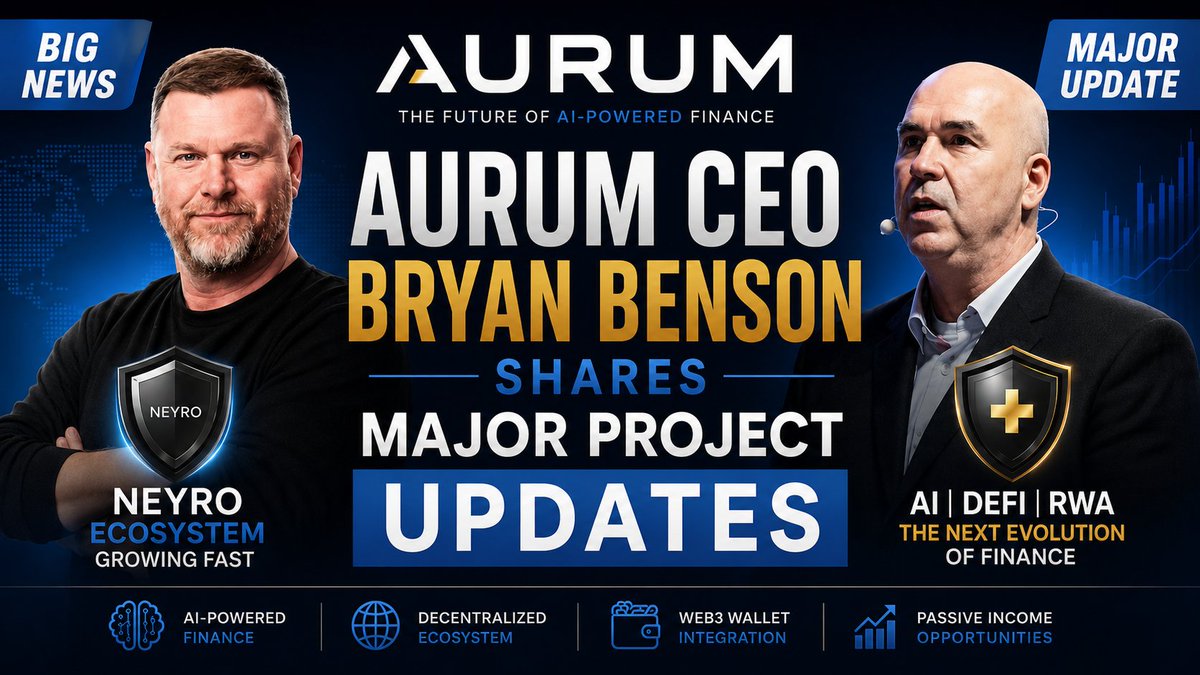 AurumNeoBank's tweet photo. Bryan Benson Reviews current positive Regulation updates:  https://t.co/3igt7cFQZq https://t.co/FiLQEDSoIR