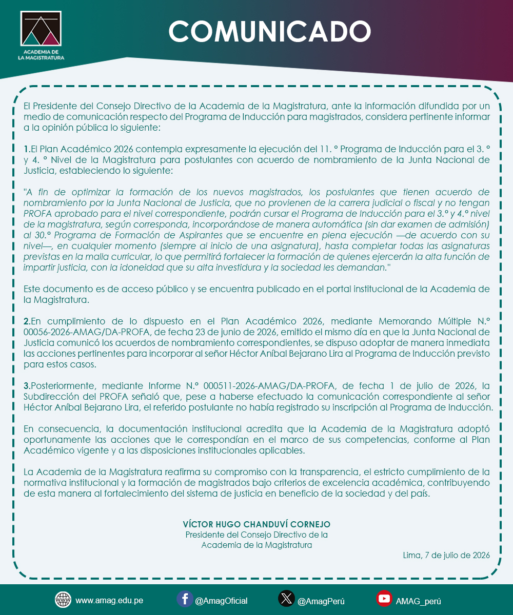 AmagPeru's tweet photo. 📢 COMUNICADO

👉 Más información:  https://t.co/8dew9ZfQDJ

📄Ver archivo:  https://t.co/XSMpMe1PJp https://t.co/eEWRKQomOS
